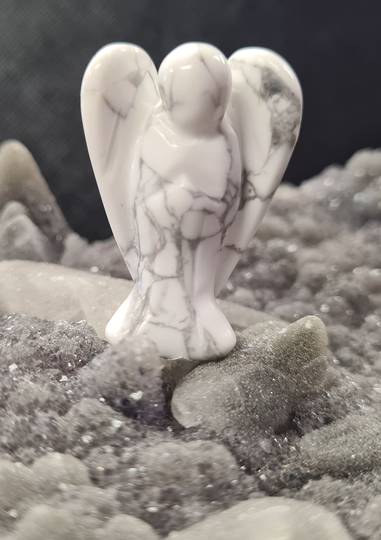 Howlite Crystal Angel